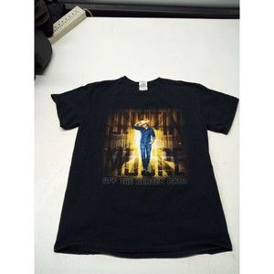 "OFF THE BEATEN PATH” T-SHIRT JUSTIN MOORE CONCERT TOUR MEDIUM BLACK 2013